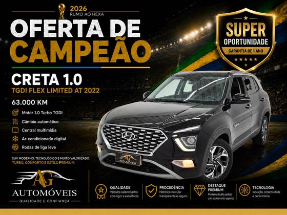 HYUNDAI CRETA 1.0 TGDI FLEX LIMITED AUTOMÁTICO HYUNDAI CRETA 1.0 TGDI FLEX LIMITED AUTOMÁTICO
